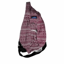 KAVU Sling Bag Burgundy/maroon/White Aztec Ropalooza Backpack Sling Pack... - £13.92 GBP