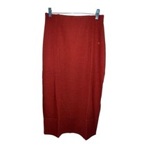 B.O.G. Band Of The Free RENEE RUST RIBBED PENCIL SKIRT Women Large Side ... - $16.50