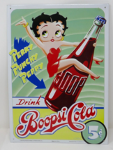 Betty Boop 1997 Drink Boopsi Cola 9.5" x 13" Tin Sign - €14,30 EUR Betty Boop 1997 Drink Boopsi Cola 9.5" x 13" Tin Sign - €14,30 EUR
