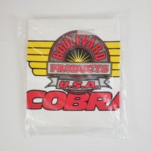 Vintage Boulevard Products USA Cobra T-Shirt Large White Deadstock New S... - $28.99