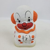 Vintage 1990s Circus Clown Sachet 4&quot; Ceramic Hand Painted Sweet Earth Original - $26.18