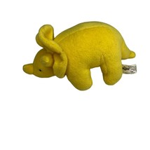Vintage Russ Berries Yellow Triceratops Dinosaur Plush Stuffed Toy 6” - £15.38 GBP