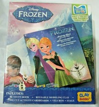 Disney Frozen Clay Buddies Olaf Modeling Figurine &amp; Activity Book Arts &amp; Crafts - £11.84 GBP