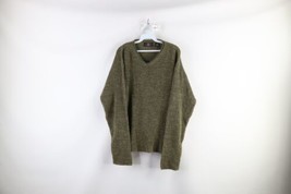 Vtg 90s American Eagle Outfitters Womens XL Baggy Marled Knit Sweater Green - £47.58 GBP