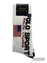 Polo Sport Ralph Lauren Sock White/Navy. Nwt - $13.10