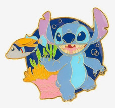 Disney Lilo and Stitch Underwater Stitch with Trigger Fish and Coral pin - $13.86