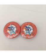 Vintage Kings island amusement park 20th anniversary pinback button pins - €21,10 EUR