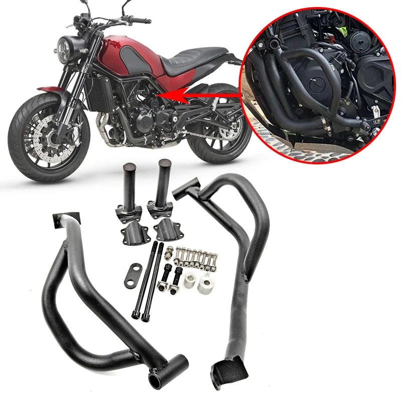 Fit For Benelli Leoncino BJ 500 Motorcycle Engine Guard Highway Crash Bar Frame - $179.77