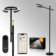 Glowrium Smart Floor Lamp With App, Stepless Dimmable Reading Floor Lamps - $99.99