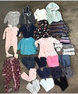 30 Pieces of 12 Months Girls Long Sleeve Clothing - Includes Shirts, Pan... - $61.75