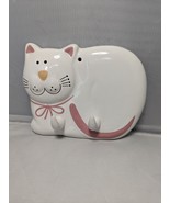 Mount Clemens Pottery Pink Cozy Cats  WallHook Hat Key  HolderVintage Ga... - £14.85 GBP