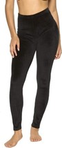 Felina Womens Ultra-Luxe Velour Leggings Color Black Size 2XL - £42.02 GBP