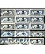 C10, Mint LH FVF WHOLESALE Group of 21 Stamps CV $147.00 - Stuart Katz - £39.29 GBP