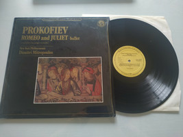 Prokofiev Romeo and Juliet Ballet Mitropoulos 1958 CBS - LP 12 &quot; vinyl V... - $29.60