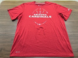 Arizona Cardinals Men’s Red NFL Football T-Shirt - Nike Dri-Fit - XL - £11.79 GBP