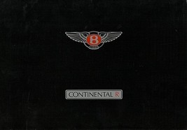 1991 Bentley CONTINENTAL R COUPE sales brochure catalog folder US - $285.54 MXN