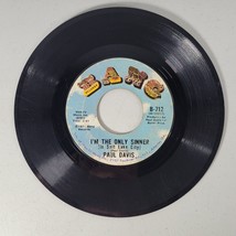 Paul Davis 45 RPM Vinyl Record Ride Em Cowboy/I&#39;m The Only Sinner Bang 1974 - £6.40 GBP