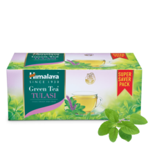 Himalaya Green Tea TULASI- 60 Tea Bags (2 gram each) Eases Cough Cold FREE SHIP - $29.39