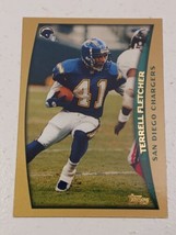 Terrell Fletcher San Diego Chargers 1998 Topps Card #222 - £0.76 GBP