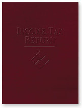 Income Tax Return Folder - Embossed  - $100.00