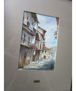 MAURICIO TURU WATERCOLOR ON COTTON PAPER PROFESIONALLY FRAMED - $505.88