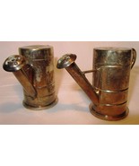 VINTAGE TWO&#39;S COMPANY SILEVERPLATED SALT &amp; PEPPER SHAKERS WATER CAN - £17.26 GBP