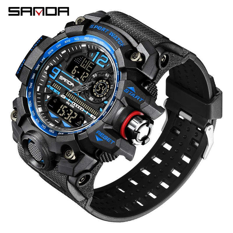 G style Top Men Watch 50M Waterproof Sports Military Quartz Watch For Ma... - $23.77