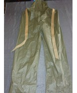 VINTAGE US MILITARY WET WEATHER, WATER PROOF OVERALLS - SIZE SMALL MISSI... - €26,44 EUR