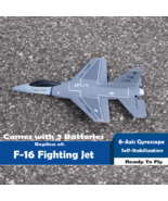 RC Airplane F16 Jet Fighter Gyro Control Self Stabilization Beginner Flight RTF - $78.99
