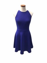 Ted Baker London Women&#39;s Sleeveless Full Skirted Dress Preeny Purple Blu... - $64.52