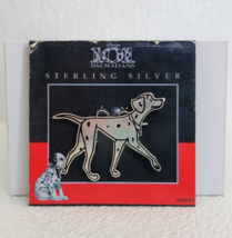 Vintage Sterling Silver Disney 101 Dalmations Perdita Brooch Pin on Card! - $54.04