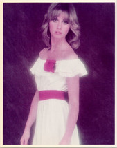 Olivia Newton-John vintage 1970&#39;s 8x10 photo in white dress - £9.38 GBP