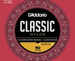 DAddario EJ27N 3/4 Size Classical Guitar Clear Nylon Strings 3/4 scale g... - $17.99