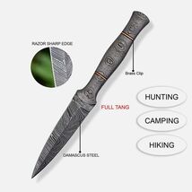 Commando Dagger 9" Fixed Full Tang Double Edge KNIFE Boot knife x-399 - $28.47