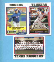 2005 Topps Texas Rangers Baseball Team Set  - £3.94 GBP