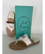 Jack Rogers Be Mine Valentine’s Day Love Red White Sandals Flip Flops 9.... - $494.17 MXN
