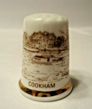 e60 Vintage Fine Bone China THIMBLE COOKHAM UK made in England Collectible - $5.45