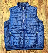 Vineyard Vines Performance Vest Mens Medium Puffer Packable Blue - $35.99