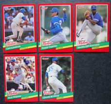 1991 Donruss Rookies Chicago Cubs Team Set of 5 Baseball Cards - £1.56 GBP