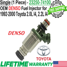 Genuine Flow Matched 1Pc Denso Fuel Injector For 1992-2000 Toyota Camry 2.2L I4 - £37.46 GBP