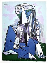 Pablo Picasso The Thinker Platte Signiert Offset Lithographie - £141.43 GBP