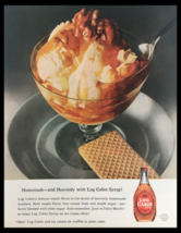 1956 Heavenly Log Cabin Syrup Vintage Print Ad - $14.20