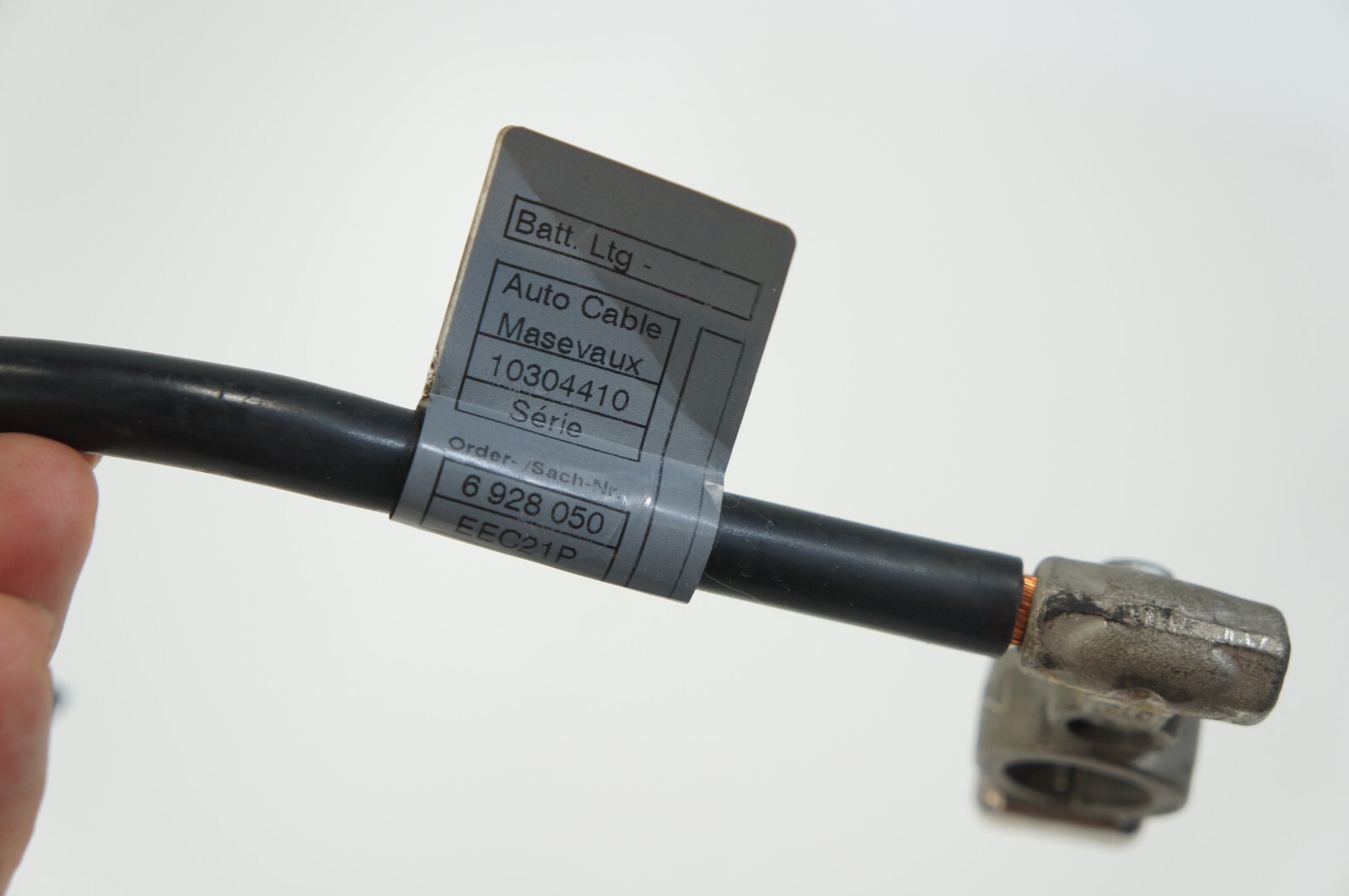 2002-2008 bmw e65 e66 750i 760li 745i negative battery cable wire clamp oem Item image 5