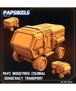 3D Printed Papsikels Papz Industries Colonial Democracy Transport July 2024 - €23,70 EUR+