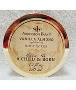 Abbington Park VANILLA ALMOND Body Scrub Exfoliating Child Born 4.1 oz/1... - £10.07 GBP
