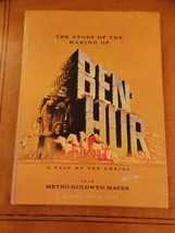 The Story of the Making of Ben-Hur Hardcovr Metro-Goldwyn-Mayer w Both Fold Outs - £19.66 GBP