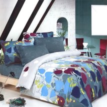 Blancho Bedding - [Grapevine Leisure 100% Cotton 5PC MEGA Comforter Cover/Duvet  - £82.35 GBP+