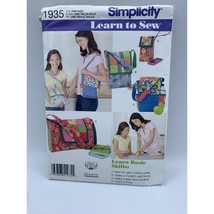 Simplicity Patchwork Quilting Bags Sewing Pattern 1935 - uncut - $16.72