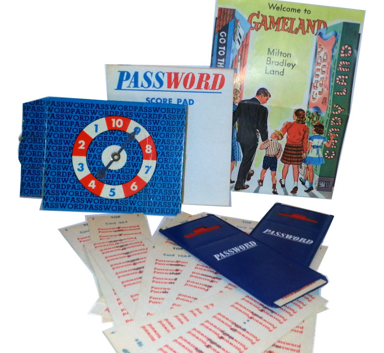 Password Milton Bradley Board Game Replacement Pieces * Vol. 4 / 1964 Edition - $4.88