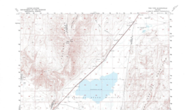 Two Tips Quadrangle Nevada 1957 Topo Map USGS 1:62500 Topographic - $21.99